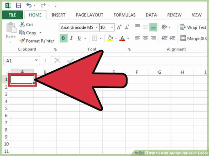 Image intitulée Ajouter numérotation automatique dans Excel Étape 7